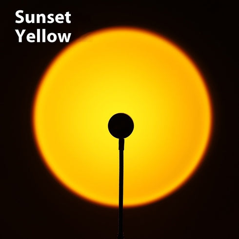 Sunset Sunset Rainbow Projection Lamp Creative USB Background Ambience Light