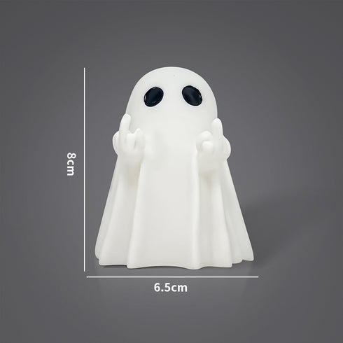 Halloween Middle Finger Love Ghost Ornaments
