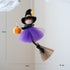 Halloween Decoration Broom Girl Angel Pendant