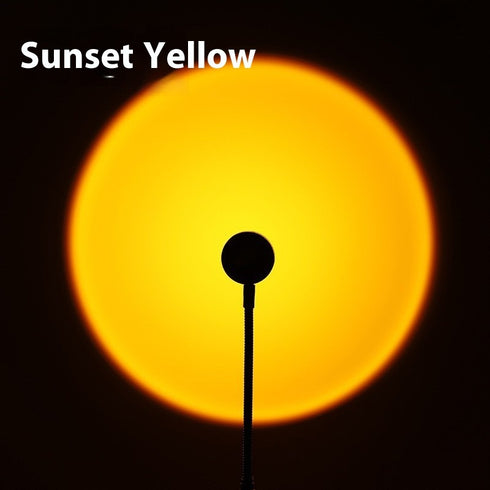 Sunset Sunset Rainbow Projection Lamp Creative USB Background Ambience Light