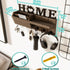 Wall-mounted Wood Key Holder