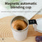 Automatic Coffee Stirring Cup, Stainless Steel Self-stirring Coffee Cup With Lid, Automatic Stirring, LED Intelligent Display Temperature