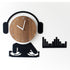Quartz Clock Silent Wooden Wall Clock Children