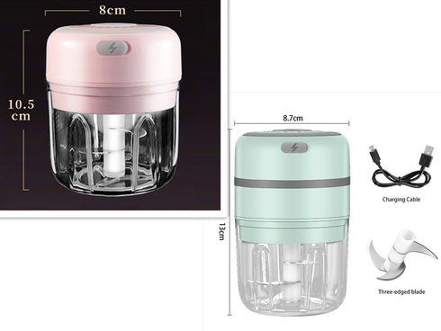 Mini Wireless Electric Garlic Masher, Electric Garlic Masher, Garlic Masher, Garlic Press, Household Garlic Masher