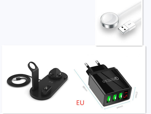 4 In 1 Wireless Charger Fast Charging Pad Stand