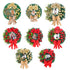 Christmas Light Wreath Door And Window Decoration Vine Ring