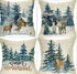 Winter Series Throw Pillow Cover Linen