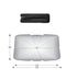 Foldable Car Windshield Sunshade UV Heat Block Umbrella