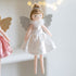 Christmas Decoration High-grade Flannel Ankle-tied Girl Angel Small Pendant