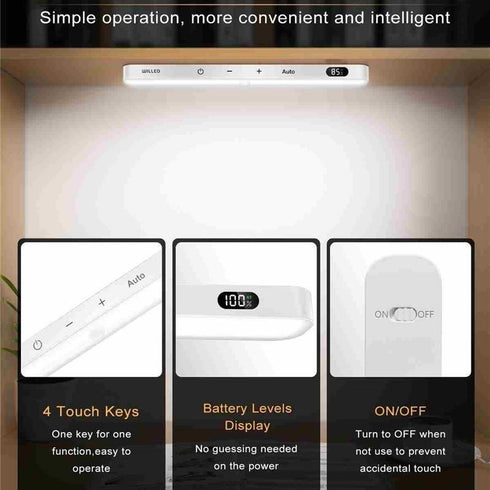 Motion Sensor Cabinet Light Battery Display Screen