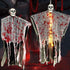 Halloween Decoration Blood-dyed Luminous Skull Hanging Ghost Outdoor Ornaments