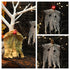 Halloween Hanging Ghost Iron Chain Glowing Skull Decorative Ornaments