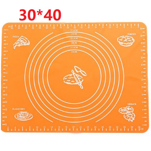 Silicone Baking Mat for Pastry Rolling with Measurements Pastry Rolling Mat, Reusable Non-Stick Silicone Baking Mat