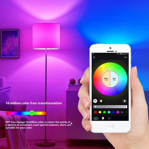 Smart Wifi Bluetooth Dimming And Color-changing Bulb