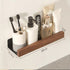 Solid Wood Bathroom Bathroom Non-perforated Shelves