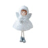 Christmas Winter Mesh Angel Big Eyes Girl Pendant