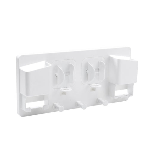 Wall-mounted Two-position Electric Toothbrush Holder With Hook