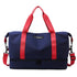 Large Capacity Travel Duffle Bag With Shoes Compartment Portable Sports Gym Fitness Waterproof Shoulder Bag Weekender Overnight Handbag Women