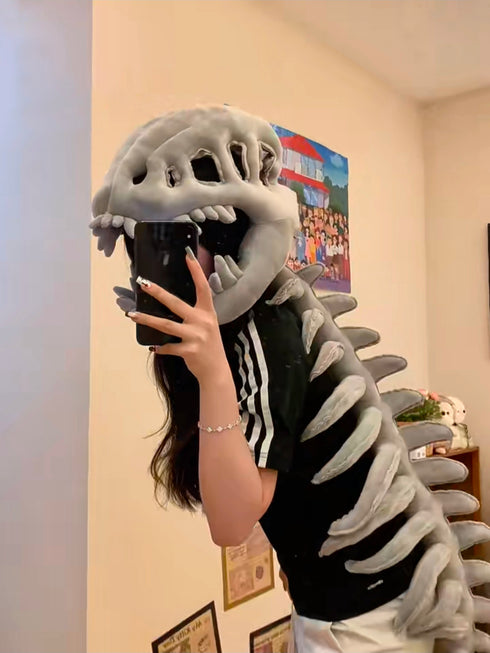 inflatable skeleton dinosaur costume